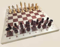 Фигуры Гроссмейстерские большие в деревянной складной доске 52 см (Россия)