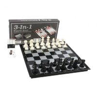 3 в 1 нарды-шахматы-шашки магнитные (25см) арт.38810