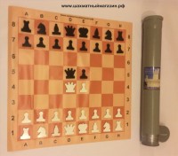 Школьная шахматная демонстрационная доска 100 х 100 см
