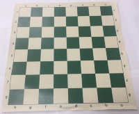 Доска шахматная виниловая (средняя зеленая) 43 см