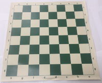 Доска шахматная виниловая (большая зеленая) 51 см 