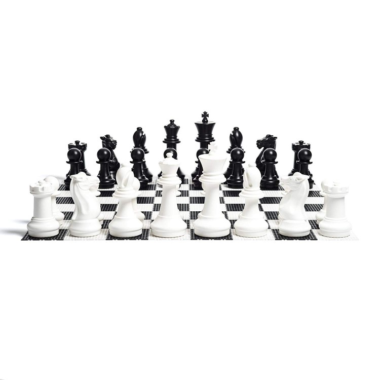 Фигуры шахматные напольные (король 41 см) с доской 175 см
