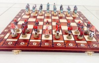 Шахматы подарочные "Древняя Япония" со складной деревянной доской