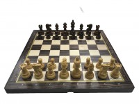 Фигуры шахматные деревянные LAUGHING с Доской БАТАЛИЯ 49 см 