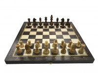 Фигуры шахматные деревянные ЛАЙТ с Доской БАТАЛИЯ 49 см 