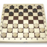 Фишки деревянные для игры в шашки, нарды  с доской 29 см