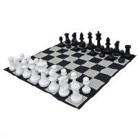 Шахматы-шашки ПАРКОВЫЕ с синтетической доской