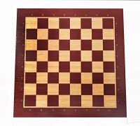 Доска шахматная цельная (Махагон) 50см