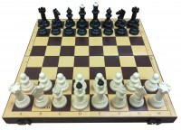 Шахматы Айвенго пластиковые с пластиковой шахматной доской 30 см