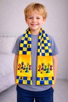 Шахматный шарф для детских мероприятий и фотосессий «Солнечный гамбит»