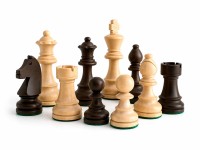 Фигуры деревянные шахматные "Стаунтон №7" с утяжелителем (Madon, Польша)