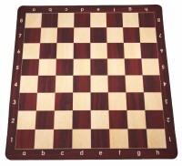 Доска шахматная виниловая Премиум 51 см. (красное дерево) арт. DMR06b