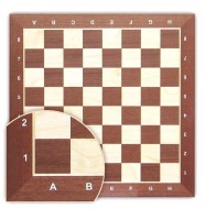 Доска цельная шахматная деревянная №5 (Польша) 