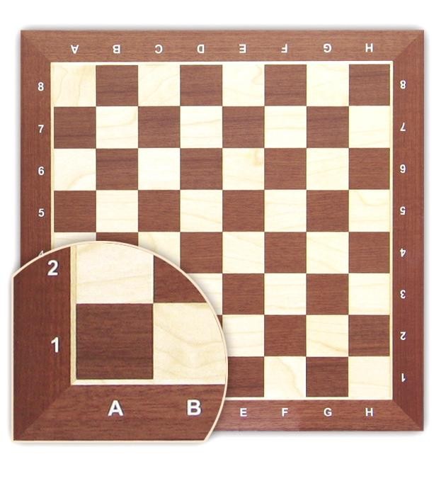 Доска цельная шахматная деревянная №6 (Польша)