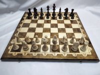 Шахматы профессиональные Стаунтон № 5 в доске складной Премиум 50 см