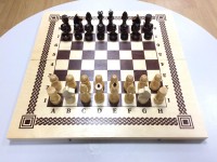 Шахматы-шашки-нарды деревянные (Россия)