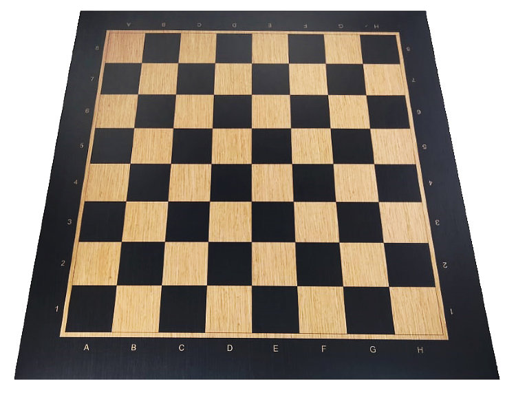 Цельная шахматная доска венге 50 см (WOODGAMES)