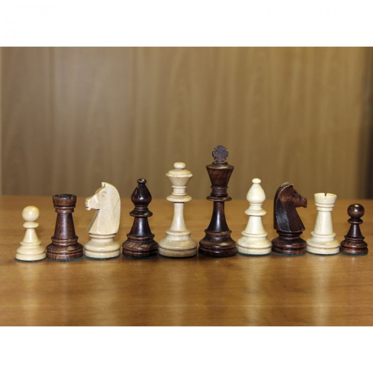 Фигуры шахматные деревянные Стаунтон №6 (с утяжелителем)