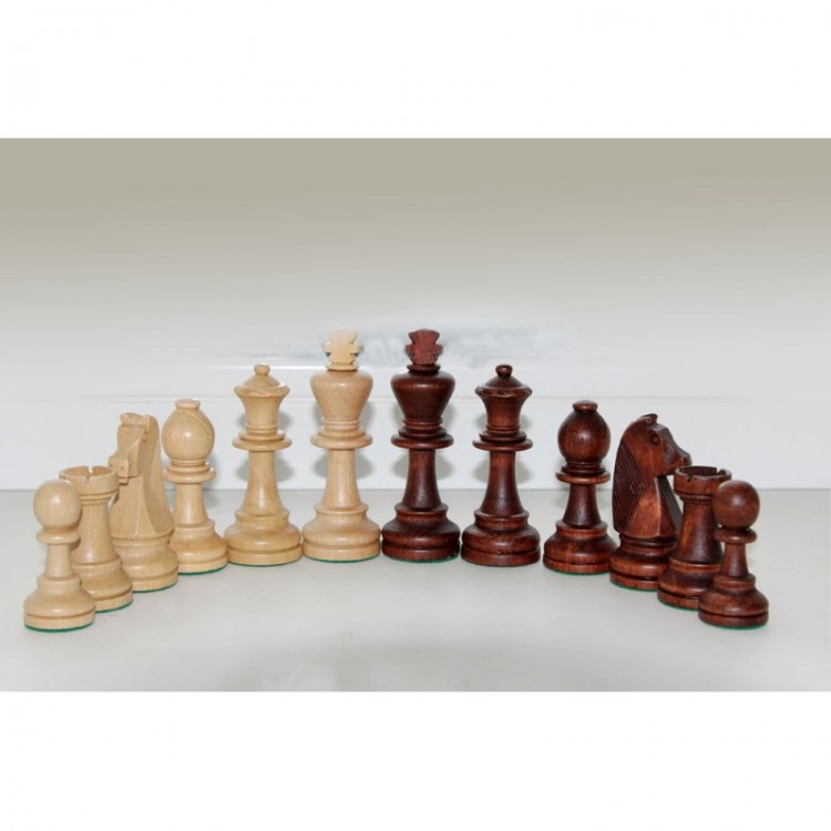 Фигуры шахматные деревянные Стаунтон №7 (с утяжелителем)