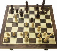 Шахматы деревянные  LEAP с доской 40 см.