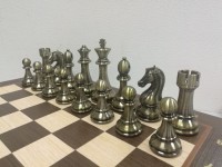 Фигуры металлические шахматные "Стаунтон №9"