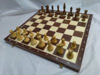 Шахматный набор "Английская Классика Рейкьявик" (коричневые)