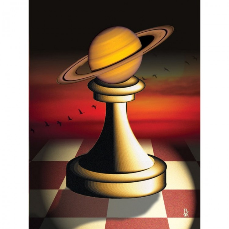 Постер "Шахматная планета" (20х30)