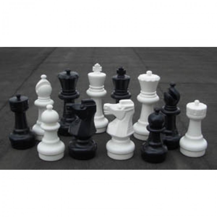 Шахматы напольные большие (король 29 см.)