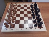 Шахматные фигуры Баталия № 5 с складной доской 43 см 
